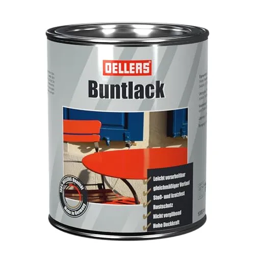 OELLERS Buntlack 1L RAL 7016 Anthrazit – Glänzender Metallschutzlack - Hochwertiger Alkydharzlack in Anthrazit, ideal für Innen- und Außenanwendungen. Langlebig, stoßfest und einfach zu verarbeiten, schützt er zuverlässig vor Rost und sorgt für eine attraktive Oberfläche.