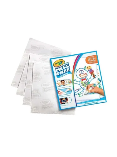 Crayola Album Ricarica für Coloring Set Color Wonder - Schreibutensilien, Nachfüllalbum für endlosen Malspaß ohne Flecken, perfekt für kreative Kinder!