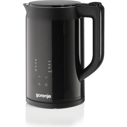 Gorenje Kettle K17DWDII | 2200 W Edelstahl Wasserkocher - Haartrockner und mehr: Hochwertiger 1,7 L Wasserkocher mit 360° Basis und schneller Heizleistung für perfekten Genuss.
