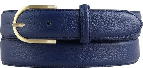 BELTINGER Italienischer Damen-Ledergürtel, 30 mm, eleganter Chino-Gürtel - Eleganter 30 mm breiter Ledergürtel aus 100% echtem Leder, hergestellt in Italien. Mit geschliffenen Kanten und massiver Dornschließe für hohen Tragekomfort und individuelle Anpassung. Ideal für Business und Freizeit.
