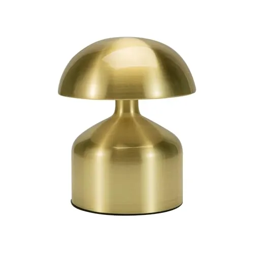 Luxus - Tischlampe Touch Mini - Vicky - Gold - H14 x Ø10 - Terrassenlampe - Schreibtischlampe - LED - Wiederaufladbar - Dimmbar - Kabellos - Tischlampe für innen und außen