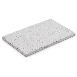 Humdakin - Terrazzo Schneidebrett, 25 x 15 cm, rot / beige