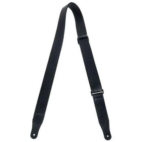 Richter Guitar Strap Stronghold I BK - Zubehör für Gitarre & Bass, sehr weicher und bequemer Gitarrengurt aus hochwertigem synthetischen Leder, stufenlos verstellbar von 100 - 170 cm für optimalen Tragekomfort.