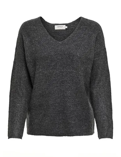 ONLY Strickpullover Camilla - Zeitloser V-Neck Pullover - Strickpullover in klassischem Design, ideal für jeden Anlass und bequem zu kombinieren.