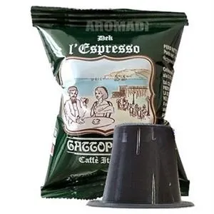 Kaffee Kapseln - Dek - Comp. Nespresso - Gattopardo 100