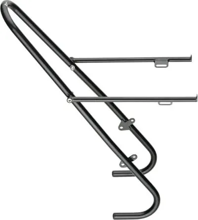 tubus Tara Lowrider Gepäckträger VR - Robuster Fahrradträger für Vorderachse - Gepäckträger für die Vorderachse, ideal für lange Touren und hohe Stabilität bei Beladung.