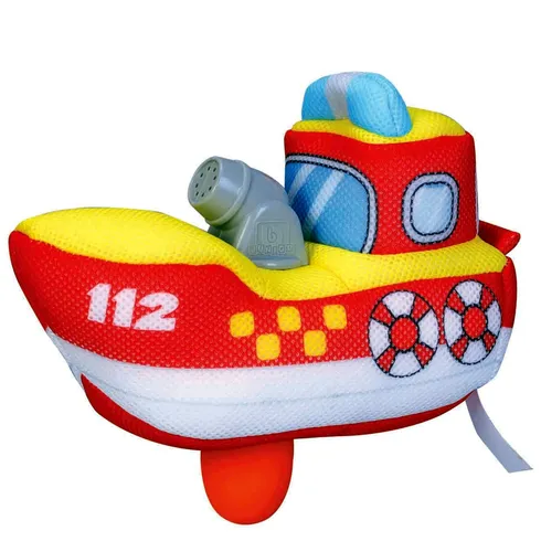 BB Junior Splash 'n Play Water Squirters Fire Boat - Badespielzeug, leicht und schwimmfähig, ideal für Spaß im Bad oder Pool, fördert die Hand-Augen-Koordination und regt die Fantasie an.