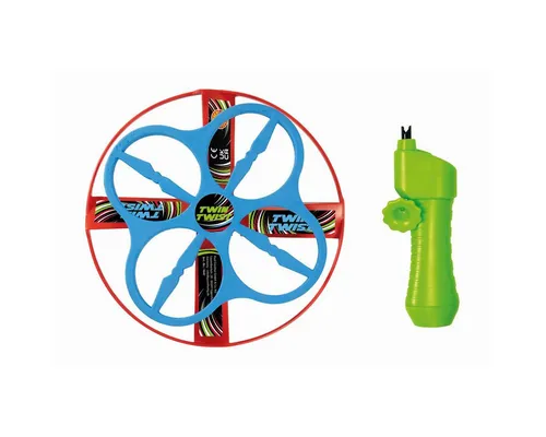 Paul Günther Windspiel Propellerspiel Fliegender Rotor Twin Twist blau/rot/grün Ø18cm