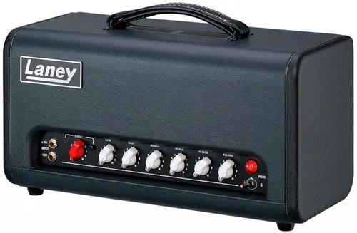 Laney E-Gitarre Cub Supertop 15W - Vollröhren-Topteil mit Dreiband-EQ und fußschaltbarem Boost, ideal für kraftvollen Sound in kompaktem Format – perfekt für Live-Performances und Proben.