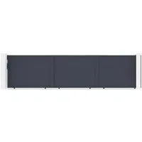 Casanoov Schiebetor Eiger 600x140cm mit Ranger C300 Motorisierung - Hochwertiges Schiebetor aus grauem Aluminium (586 cm x 140 cm) mit leistungsstarker Zahnstangenmotorisierung für bis zu 300 kg. Ideal für sichere und elegante Eingänge im Außenbereich.