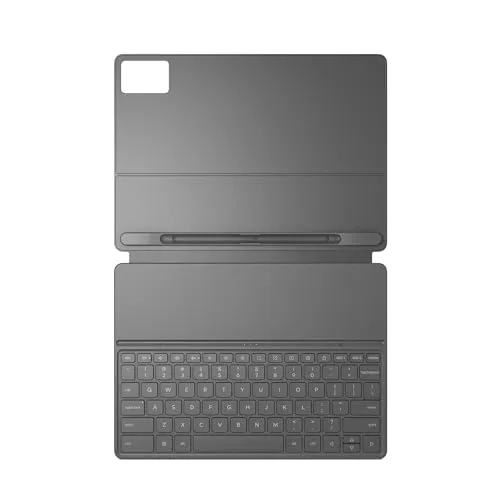Lenovo Gehäuse mit mondgrauer Tastatur für Idea Tab Plus - Zubehör für Tablet PCs, elegantes Folio Case mit integrierter Tastatur für optimalen Schutz und komfortables Tippen.
