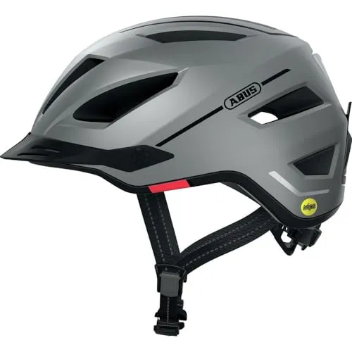 ABUS Stadthelm Pedelec 2.0 MIPS - Sicherheitshelm mit Rücklicht und Regenhaube - Fahrradhelme mit MIPS-Aufprallschutz für optimale Sicherheit und Sichtbarkeit. Ideal für Stadtverkehr, ausgestattet mit LED-Rücklicht und Komfort-Features für jede Wetterlage.