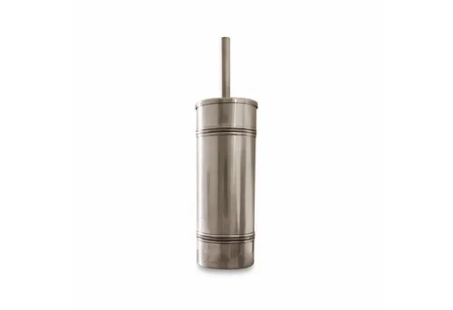 Loberon Toilettenbürste Semoine – Elegante Badaccessoires mit nostalgischem Design - Die Loberon Toilettenbürste Semoine vereint feines Relief und antiksilberne Optik. Ideal für stilvolle Badezimmergestaltung und zuverlässige Funktionalität.