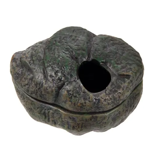 Zoo Med RC-30 Repti Shelter - 3 in 1 Höhle für Reptilien und Amphibien, fördert Mauser und schafft feuchtes Mikroklima im Terrarium
