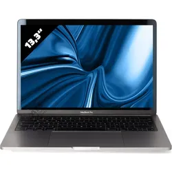 Apple MacBook Pro 13 (2017)  | 13,3 Zoll - Intel Core i7 7567U @ 3,5 GHz - 16 GB DDR3 - 512 GB SSD - Space Gray - 2560 x 1600 WQXGA - macOS