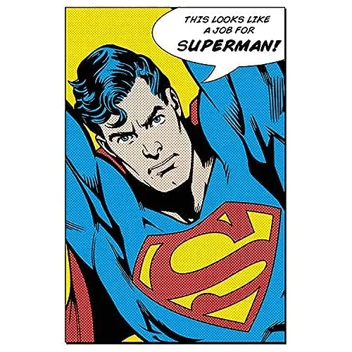 DC Comics Superman 'sieht aus wie ein Job für' Maxi Poster,61 x 91.5 cm
