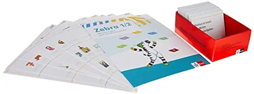 Zebra 1/2: FRESCH-Kartei zum Grundwortschatz Klasse 1/2 - Schreibkunst für die Grundschule, fördert den Wortschatz spielerisch und unterstützt den Lernprozess in den Klassen 1 und 2.
