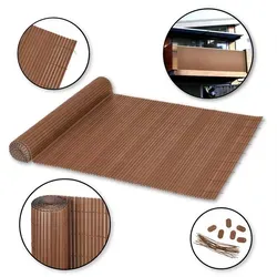 Ribelli® PVC Sichtschutzmatte für Garten und Balkon - Gartensichtschutz aus hochwertigen, wetterbeständigen PVC-Rohren, schützt effektiv vor Wind und neugierigen Blicken. Einfache Montage für vielseitige Anwendungsmöglichkeiten.