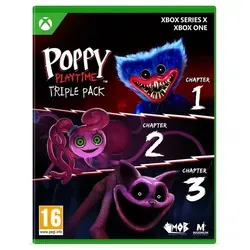 Poppy Playtime Triple Pack - XBSX/XBOne [EU Version] - Games: Erlebe die ersten 3 Kapitel der gruseligen "Poppy Playtime"-Saga mit aufregenden Rätseln und lebendig gewordenen Spielzeugfiguren, die für Nervenkitzel sorgen!