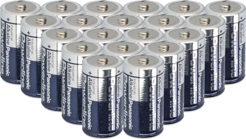 20x Panasonic LR14 Powerline Baby Batterien C Industrial - Einweg-Batterien für Industrieanwendungen, langlebig und zuverlässig mit 1,5 Volt Spannung. Ideal für Geräte mit hohem Energiebedarf.