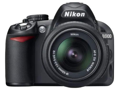 Nikon D3100 SLR-Digitalkamera (14 Megapixel, Live View, Full-HD-Videofunktion) Kit inkl. AF-S DX 18-55 II Objektiv