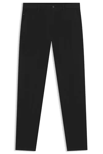 BOSS Chino_Tapered - Wanderhosen aus Stretch-Satin für optimalen Komfort, mit konischem Beinverlauf und mittlerer Bundhöhe – perfekt für aktive Abenteuer.