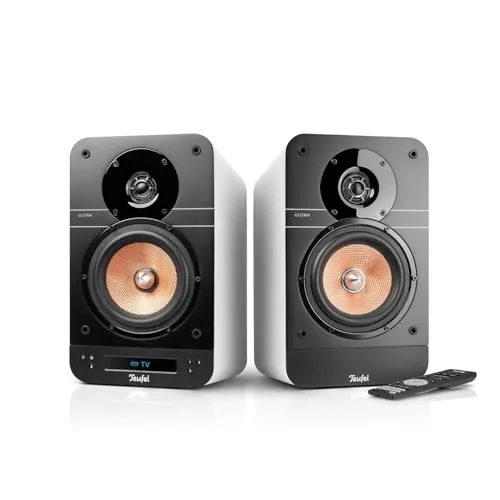ULTIMA 25 AKTIV - Hochwertige Stereo-Lautsprecher - Stereo Lautsprecher mit aktivem Betrieb, bieten kraftvollen Sound und sind ideal für Musikliebhaber und Heimkino-Enthusiasten.