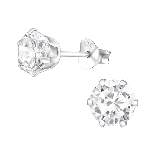 Ohrstecker aus 925 Silber mit Stein für Kinder Schmuck Geschenk