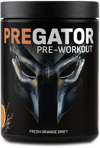 SRS Pregator Pre-Workout Booster, 448 g Dose - Sportnahrung mit kreatinfreier Pre-Workout-Formel, reich an BCAAs und purem Coffein für explosive Energie und optimale Leistung vor dem Training.