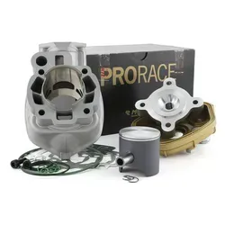 Zylinder Kit Metrakit Pro Race 3 70ccm Minarelli AM6 - Motorradreifen: Hochleistungs-Zylinderkit für Rennsport mit optimierter Leistung und verbesserter Abgasresonanz, ideal für maximale Performance.