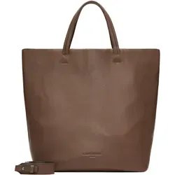 Shopper LIEBESKIND BERLIN "Tote HERA SHEEP NATURAL", Damen, Gr. B/H/T: 42cm x 38cm x 15cm, braun (russet), Leder, Taschen