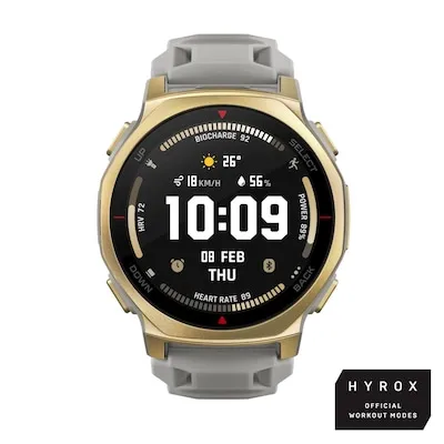 Amazfit T-Rex 3 Pro Outdoor Smartwatch 44 mm - Robuste Smartwatch mit Saphirglas, Titanlünette und 10 ATM Wasserdichtigkeit. Über 180 Sportmodi, Dual-Band GPS und bis zu 17 Tage Akkulaufzeit – dein perfekter Begleiter für jedes Abenteuer.