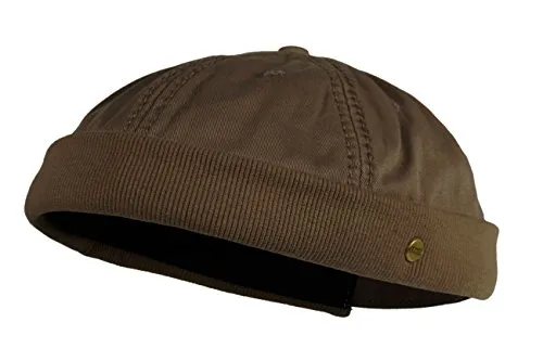 Balke Herren Dockerscap Cap ohne Schirm Mütze Kopfbedeckung, Farbe:braun