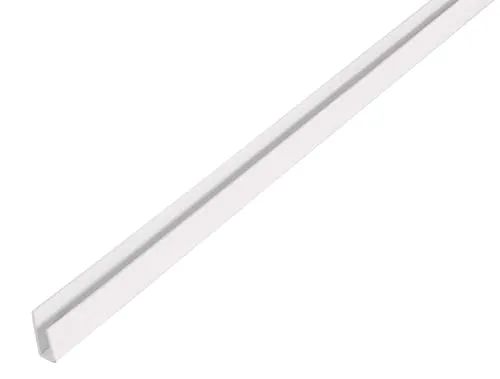 Alberts 470548 Abschlussprofil | PVC-U, weiß | 1000 x 15 x 6 mm