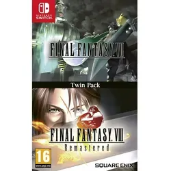 Final Fantasy VII & Final Fantasy VIII Remastered - Nintendo Switch - RPG für Nintendo Switch mit überarbeiteter Grafik und nostalgischem Gameplay, ideal für Fans klassischer Rollenspiele.