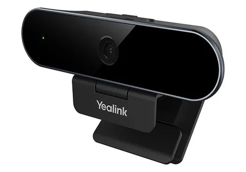 Yealink UVC20 USB Full-HD-Webcam – Teams zertifiziert - Webcams für Videokonferenzen, 5MP mit 1080P Full HD, integriertes Mikrofon für klare Kommunikation und einfacher Setup-Prozess.