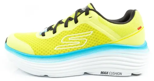 Skechers Herren Max Cushioning Endeavour Sneaker in Limette, Größe 44 EU - Maximaler Komfort mit Skechers Max Cushioning-Design. Ultraleichte Dämpfung und atmungsaktive Einlegesohlen sorgen für ein angenehmes Tragegefühl. Ideal für den täglichen Einsatz und leicht zu reinigen.