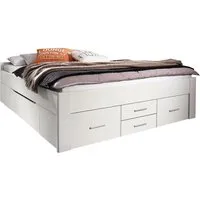 rauch Bett Scala mit Schubkästen, weiß - Bettgestell mit 6 praktischen Schubkästen für optimalen Stauraum. Langlebiges Design von rauch ORANGE, Made in Germany und 10 Jahre Herstellergarantie.