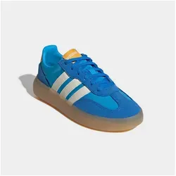 adidas BARREDA DECODE Kinder Sneaker – Sportlich und bequem in Blau (Größe 37 EU) - Sportlicher Kinder Sneaker inspiriert vom adidas Handball Spezial. Fällt klein aus, bitte 1,5 Größen größer bestellen. Ideal für aktive Kinder und Jugendliche.