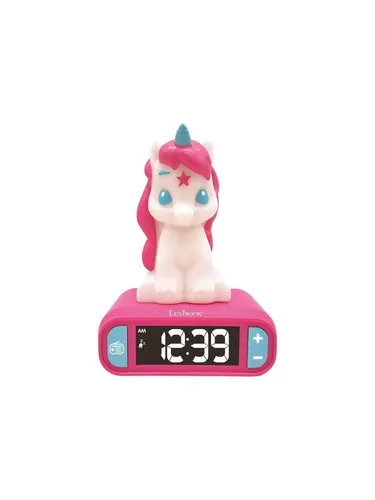 Lexibook Unicorn Wecker - Elektronischer Wecker im Einhorn-Design, perfekt für das Kinderzimmer und sorgt für pünktliches Aufstehen mit Spaß!