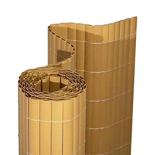 jarolift PVC Sichtschutzmatte Premium 120 x 500 cm - Hochwertige Sichtschutzmatte aus UV-beständigem PVC für Balkon und Terrasse. Langlebig und wetterfest, einfach zu reinigen und individuell kürzbar. Ideal für vielseitige Anwendungen im Außenbereich.
