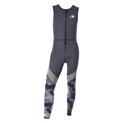 F2 Herren Neopren Anzug Wave Longjohn 2,5 mm M Anthrazit 2024/25 - Hochwertiger Neoprenanzug für Herren in Anthrazit, Größe M, ideal für Wassersport. Bietet Flexibilität und Komfort bei jedem Abenteuer. Modelljahr: 2024/25.