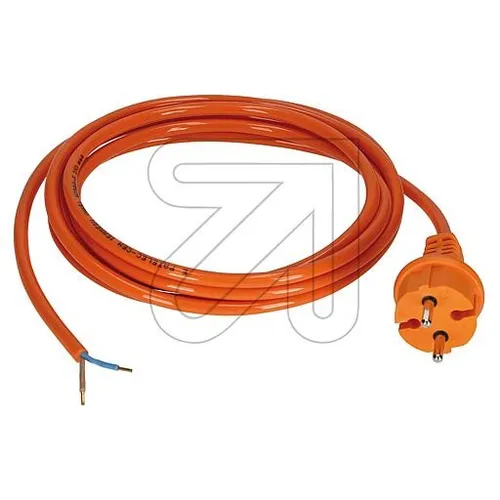 Anschlußleitung mit Konturenstecker H05BQ-F 2x1,0mm 3m