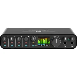 MOTU M6 Audio Interface 6x4 - High End 24 Bit/192 kHz - Audio Interface, bietet professionelle Klangqualität und vielseitige Anschlussmöglichkeiten für Musiker und Produzenten.