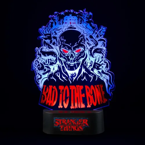 Stranger Things - Bad to the Bone LED Lampe  16 x 24 x 5.3 cm