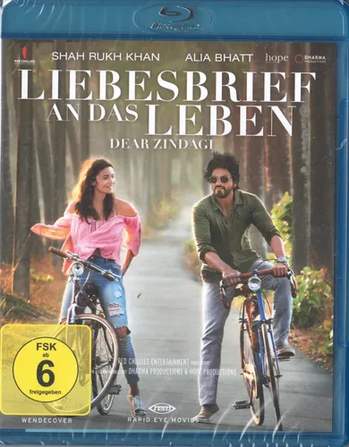 DEAR ZINDAGI / LIEBESBRIEF AN DAS LEBEN - Bollywood Blu-ray - Shahrukh & Alia