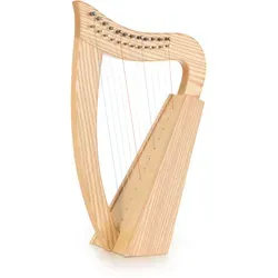 Classic Cantabile H-12 AW Keltische Harfe 12 Saiten - Sonstige Zupfinstrumente, hochwertige 12-saitige Harfe aus Eschenholz, ideal für Einsteiger und Liebhaber, inklusive Tasche und Stimmschlüssel.