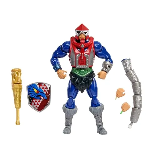 Masters of the Universe Masterverse New Eternia Mekaneck Actionfigur, Deluxe-Sammelfigur mit 30 Bewegungspunkten und Zubehör, MOTU-Spielzeug, HYC51