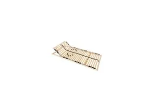 Coemo 7-Zonen Lattenrost Ergo 120x200 - Verstellbares Kopfteil - Lattenrost mit 7 Zonen und höhenverstellbarem Kopfteil, ideal für individuellen Schlafkomfort und maximale Traglast von 140 kg.