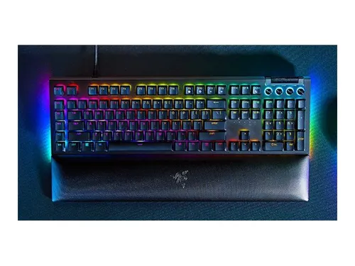 Razer BlackWidow V4 Green - Kabelgebundene Gaming-Tastatur - Tastaturen mit individuell anpassbaren RGB-Beleuchtungseffekten und schneller Reaktionszeit für ein optimales Gaming-Erlebnis.